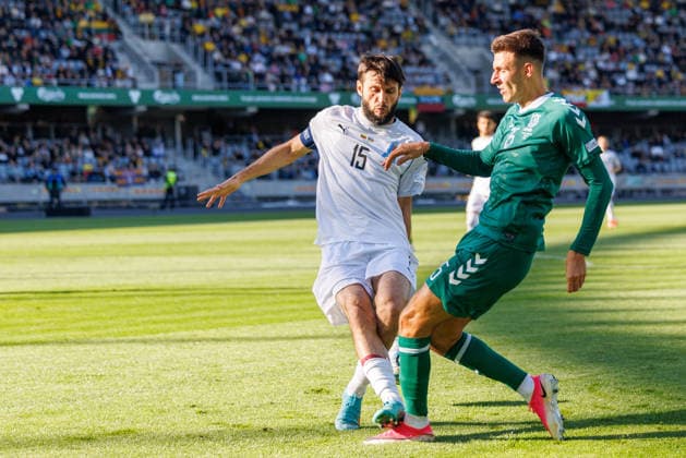 Tautu lygos rungtynes Lietuva – Azerbaidžanas. 2026-09-27, Kaunas Kaunas Lietuva Copyright: xErikasxOvcarenkox