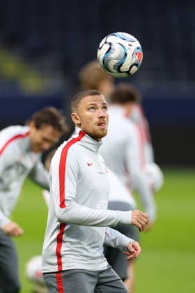 SZTOKHOLM 27.09.2026 TRENING REPREZENTACJI POLSKI --- POLISH FOOTBALL national team, Nationalteam TRAINING SESSION IN STOCKHOLM MATTY CASH FOT. PIOTR KUCZA FOTOPYK NEWSPIX.PL --- newspix.pl 