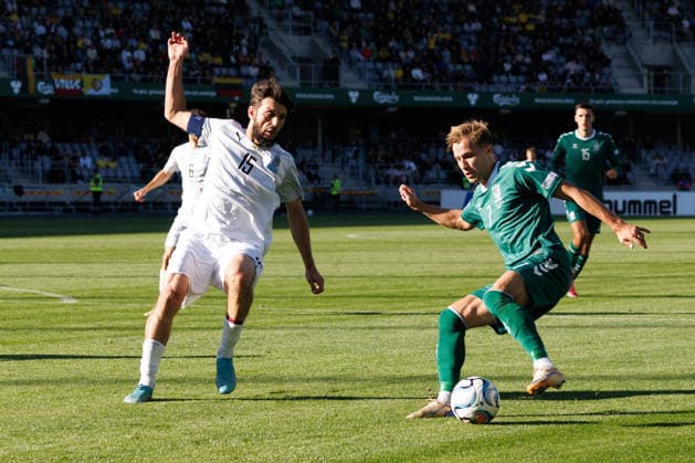Tautu lygos rungtynes Lietuva – Azerbaidžanas. 2026-09-27, Kaunas Kaunas Lietuva Copyright: xErikasxOvcarenkox