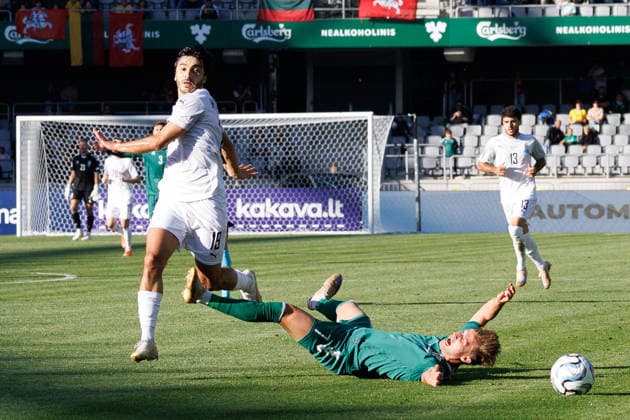 Tautu lygos rungtynes Lietuva – Azerbaidžanas. 2026-09-27, Kaunas Kaunas Lietuva Copyright: xErikasxOvcarenkox
