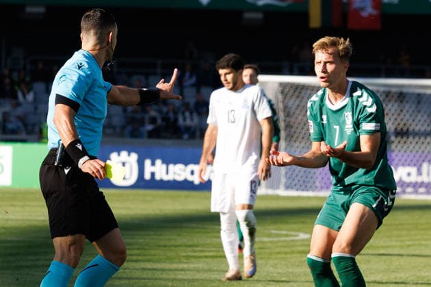 Tautu lygos rungtynes Lietuva – Azerbaidžanas. 2026-09-27, Kaunas Kaunas Lietuva Copyright: xErikasxOvcarenkox
