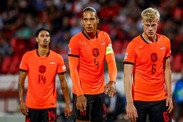 BELGRADE - Virgil van Dijk of the Netherlands, Jan Paul van Hecke of the Netherlands during the UEFA Nations League match between Serbia and the Netherlands at the Rajko Mitic Stadium on 27 September 2026 in Belgrade, Serbia. MARCEL TER BALS ANP UEFA Nations League 2026 27 xVIxANPxSportx xMarcelxterxBalsxIVx 570426747 originalFilename: 570426747.jpg