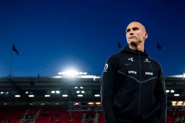 260927 Leo ostigard of Norway ahead of the Nations League football match between Norway and Portugal on September 27, 2026 in Oslo. Photo: Vegard Grott BILDBYRAN kod VG VG1010 bbeng fotboll football soccer fotball nations league landskamp norge norway portugal Copyright: VEGARDxGRoTT BB260927VG017