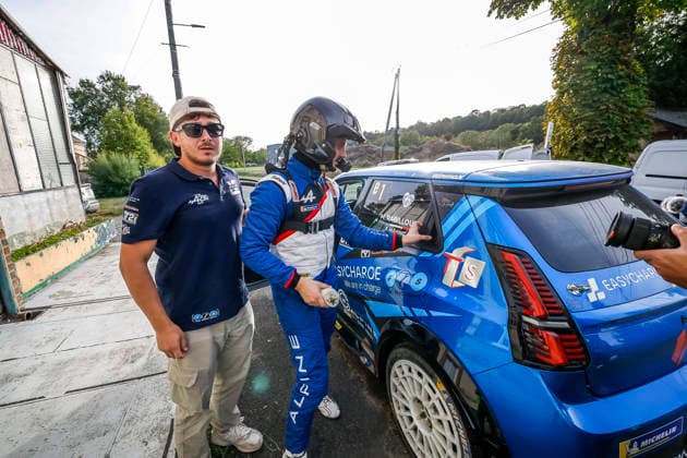 AUTO - RALLYE COEUR DE FRANCE 2026 RABILLOUD Melvin, MAHINC Enzo, Alpine A290, portrait during the Rallye Coeur de France 2026, 7th round of the Championnat de France des Rallyes 2025, from September 26 to 27, 2026 in VendÃ me, France -  Copyright: xGREGORYxLENORMANDx