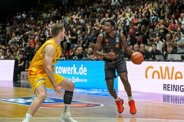 easyCredit Basketball Bundesliga, 3. Spieltag, Niners Chemnitz - Phoenix Hagen 27.09,2026 ab 16.30 Uhr Chemnitz, Chemnitz Arena Im Foto: 01 Phlandrous Fleming JR easyCredit Basketball Bundesliga, 3. Spieltag, Niners Chemnitz - Phoenix Hagen Chemnitz Sachsen Deutschland Copyright: xEHLxMedia MichelxKöhlerx 20262709-Niners-Chemnitz-Phoenix-Hagen_150