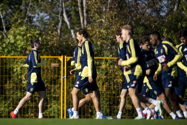 STOCKHOLM, SWEDEN - SEPTEMBER 27: Jesper Karlström of Sweden during the training session on Bosön ahead of the Nations league soccer game between Sweden and Poland on Strawberry Arena in Stockholm, Sweden on September 27. Copyright: xPhilipxKangasx xSPPx Sportspressphoto_SPR241246