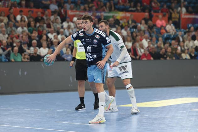 Handball I Herren I Saison 2026 2027 I Bundesliga I 6. Spieltag I Handball Club Hamburg - HSG Wetzlar I 27.09.2026 Nicolaj Jorgensen (11, Handball Club Hamburg) Hamburg Alsterdorfer Sporthalle Hamburg Deutschland Copyright: xLobeca RalfxHomburgx