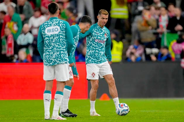 Soccer, Nations League Norway vs. Portugal, Nations League Oslo 20260927 Portugal s Cristiano Ronaldo warms up for the international soccer match between Norway and Portugal in the Nations League. Photo: Cornelius Poppe, NTB, Oslo, Norway. EDITORIAL USE ONLY. RESTRICTED USE FOR BETTING COMPANIES.  Copyright: xCorneliusxPoppex xNTBx