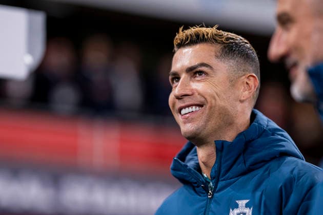 260927 Cristiano Ronaldo of Portugal ahead of the Nations League football match between Norway and Portugal on September 27, 2026 in Oslo. Photo: Marius Simensen BILDBYRAN COP 238 VG1010 bbeng fotboll football soccer fotball nations league landskamp norge norway portugal Copyright: MARIUSxSIMENSEN BB260927ZP021