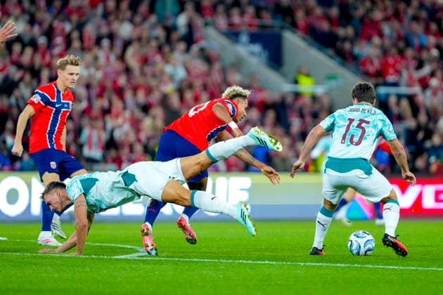 Soccer, Nations League Norway vs. Portugal, Nations League Oslo 20260927 Norway s Antonio Nusa during the international soccer match between Norway and Portugal in the Nations League. Photo by Cornelius Poppe, NTB, Oslo, Norway. EDITORIAL USE ONLY. RESTRICTED USE FOR BETTING COMPANIES  Copyright: xCorneliusxPoppex xNTBx