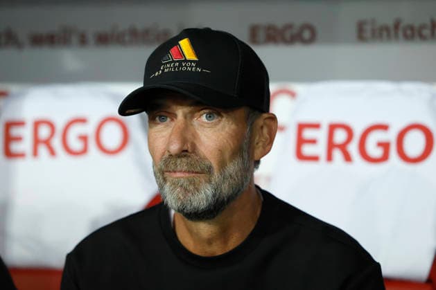 v.l.n.r.: Trainer Jürgen Klopp (Deutschland) im UEFA-Nations-League-Spiel zwischen Deutschland und Griechenland in der WWK Arena, Augsburg, Deutschland, am 27. September 2026 in action during the UEFA Nations League match between Germany and Greece at the WWK Arena, Augsburg, Germany, on September 27, 2026. Copyright: HMBxMedia xHeikoxBecker