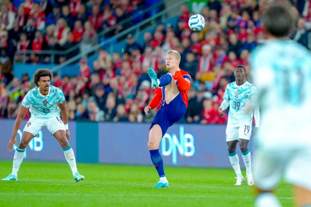 Soccer, Nations League Norway vs. Portugal, Nations League Oslo 20260927 Norway’s Erling Braut Haaland during the international soccer match between Norway and Portugal in the Nations League. Photo: Lise Aserud, NTB, Oslo, Norway. EDITORIAL USE ONLY. RESTRICTED USE FOR BETTING COMPANIES.  Copyright: xLisexAserudx xNTBx