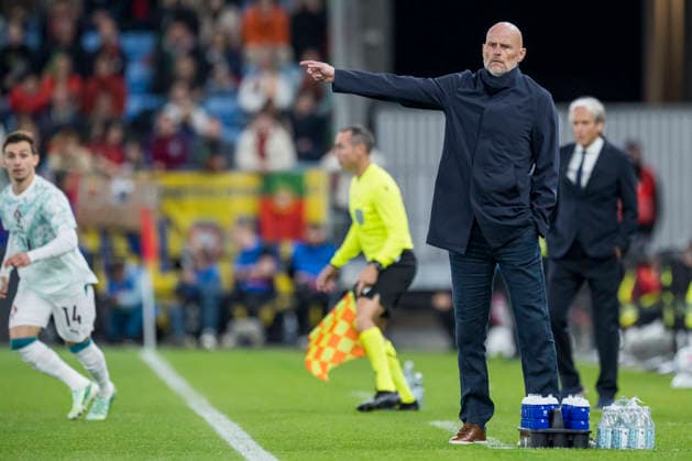 260927 Head coach Stale Solbakken of Norway during the Nations League football match between Norway and Portugal on September 27, 2026 in Oslo. Photo: Vegard Grott BILDBYRAN kod VG VG1010 bbeng fotboll football soccer fotball nations league landskamp norge norway portugal Copyright: VEGARDxGRoTT BB260927VG026