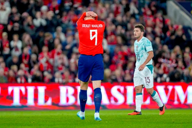 Soccer, Nations League Norway vs. Portugal, Nations League Oslo 20260927 Norway s Erling Braut Haaland during the international soccer match between Norway and Portugal in the Nations League. Photo by Cornelius Poppe, NTB, Oslo, Norway. EDITORIAL USE ONLY. RESTRICTED USE FOR BETTING COMPANIES  Copyright: xCorneliusxPoppex xNTBx
