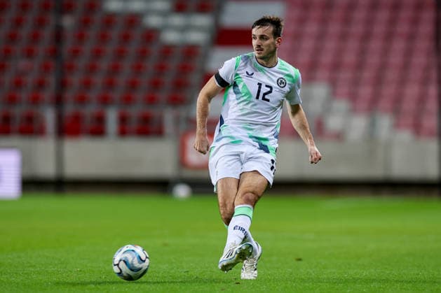 UEFA Nations League Group Stage, Nagyerdei Stadion, Debrecen, Hungary 27 9 2026 Israel vs Republic of Ireland Ireland s Liam Kitching Liam Kitching 27 9 2026  Copyright: xx RB1_6670