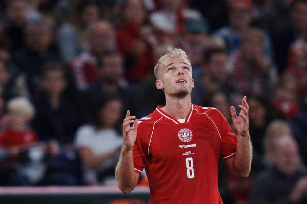 Nations League: Denmark - Wales Denmark s Gustav Isaksen scores to make it 2-0 during the Nations League match between Denmark and Wales at Parken, Sunday, September 27, 2026. (Photo: Liselotte Sabroe Ritzau Scanpix) , Copenhagen Denmark Copyright: Ritzau Scanpix LiselottexSabroex spdk20260927-211420-L