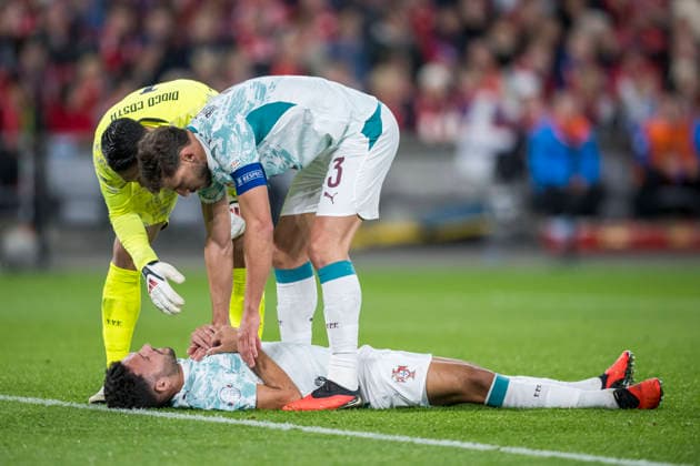 260927 Goalkeeper Diogo Costa, Goncalo Ramos and Ruben Dias of Portugal during the Nations League football match between Norway and Portugal on September 27, 2026 in Oslo. Photo: Marius Simensen BILDBYRAN COP 238 VG1010 bbeng fotboll football soccer fotball nations league landskamp norge norway portugal Copyright: MARIUSxSIMENSEN BB260927ZO038