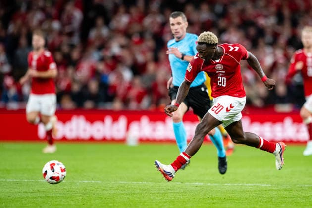 Denmark v Wales, UEFA Nations League, Copenhagen, Denmark Copenhagen, Denmark. 27th, September 2026. Mohamed Daramy (20) of Denmark seen during the UEFA Nations League match between Denmark and Wales at Parken in Copenhagen. Denmark, Copenhagen, Parken  Copyright: xGonzalesxPhoto TobiasxJorgensenx