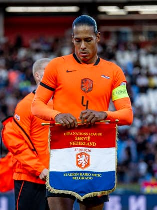 BELGRADO - Nederland defender Virgil van Dijk during the UEFA Nations League match between Servie and Nederland at Rajko Mitic Stadion on 27 September 2026 in Belgrado, Servie. (Photo by DeFodi Images) -