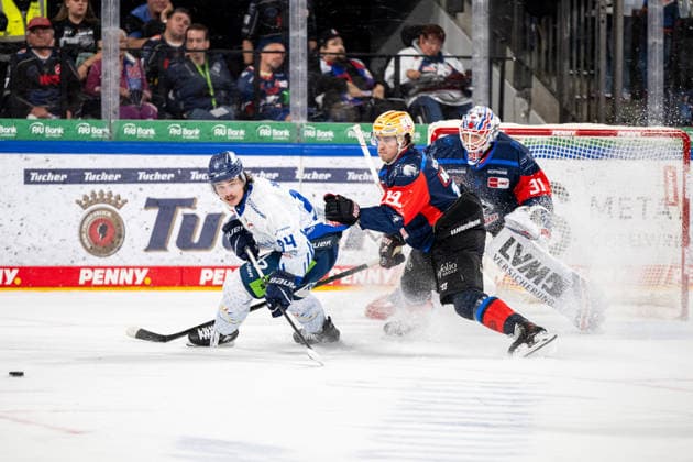 27.09.2026 - Eishockey - Saison 2026 2027 - Penny DEL - Nürnberg Ice Tigers Icetigers - Straubing Tigers - ThHa - xthxhax - Jamieson Rees (94, Straubing Tigers ) Austin Magera (19, Nürnberg Ice Tigers, NIT )