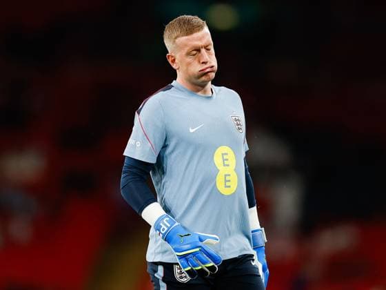 Jordan Pickford of England warms up England v Czechia, UEFA Nations League, Football, Wembley Stadium, London, UK - 06 Oct 2026London Wembley Stadium United Kingdom  Copyright: xMattxImpey Shutterstockx 17188908x
