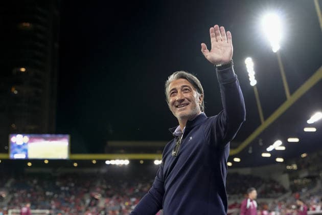 Luzern, Switzerland - October 06: Head Coach Murat Yakin (SUI) before the UEFA Nations League match between Switzerland and North Macedonia at thermoplan arena on October 06, 2026 in Luzern, Switzerland. Copyright: xKjetilxWaberx xSPPx Sportspressphoto_SPR247141