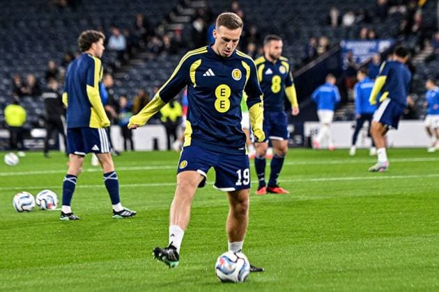Scotland v Slovenia UEFA Nations League Lewis Ferguson of Scotland warms up during the UEFA Nations League match at Barclays Hampden, Glasgow 06 10 2026 UK Newspapers OUT Copyright: xJamiexJohnstonx FIL-24032-0031