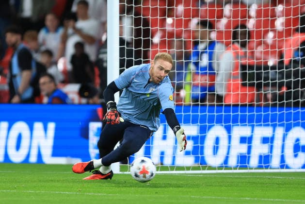 England v Czechia - UEFA Nations League 2026 27 Group A3 MD4 Jason Steele, goalkeeper of England warms up before the UEFA Nations League 2026 27 group phase match between England and Czechia at Wembley Stadium on October 6, 2026 in London, England. London Wembley Stadium England United Kingdom Copyright: xAllstarxPicturexLibraryxLtdx