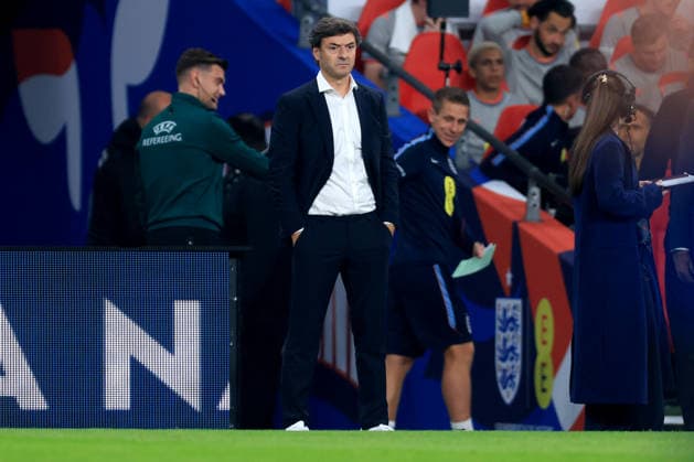 England v Czechia - UEFA Nations League 2026 27 Group A3 MD4 Santiago Denia Sanchez, Head coach of Czechia on the side line during the UEFA Nations League 2026 27 group phase match between England and Czechia at Wembley Stadium on October 6, 2026 in London, England. London Wembley Stadium England United Kingdom Copyright: xAllstarxPicturexLibraryxLtdx