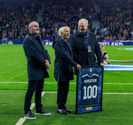 06.10.2026 Scotland v Slovenia, UEFA Nations League, League B Group 1 : Steve Clarke, Gordon Strachan and Alex Mcleish  Copyright: xKennyxRamsay.Scotlandx NINTCHDBPICT001113838521