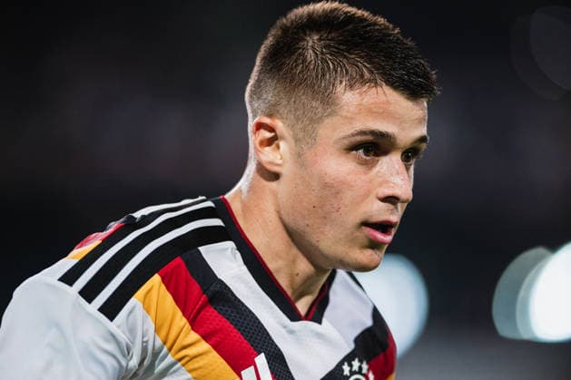 U21, U 21 EM-Qualifikation: Deutschland - Georgien, 06.10.2026 NicolÃ² Tresoldi (Deutschland, 9) Freisteller; Fußball, EM-Qualifikation U 21, 10. Spieltag: Deutschland vs. Georgien am 06.10.2026, Bielefeld DFB REGULATIONS PROHIBIT ANY USE OF PHOTOGRAPHS AS IMAGE SEQUENCES AND OR QUASI-VIDEO. Copyright: xBEAUTIFULxSPORTS Tonhäuserx