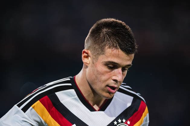 U21, U 21 EM-Qualifikation: Deutschland - Georgien, 06.10.2026 NicolÃ² Tresoldi (Deutschland, 9) Freisteller; Fußball, EM-Qualifikation U 21, 10. Spieltag: Deutschland vs. Georgien am 06.10.2026, Bielefeld DFB REGULATIONS PROHIBIT ANY USE OF PHOTOGRAPHS AS IMAGE SEQUENCES AND OR QUASI-VIDEO. Copyright: xBEAUTIFULxSPORTS Tonhäuserx