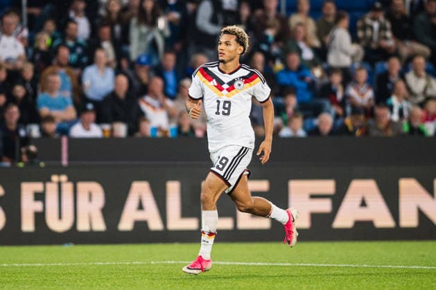 U21, U 21 EM-Qualifikation: Deutschland - Georgien, 06.10.2026 Paris Brunner (Deutschland, 19) Freisteller; Fußball, EM-Qualifikation U 21, 10. Spieltag: Deutschland vs. Georgien am 06.10.2026, Bielefeld DFB REGULATIONS PROHIBIT ANY USE OF PHOTOGRAPHS AS IMAGE SEQUENCES AND OR QUASI-VIDEO. Copyright: xBEAUTIFULxSPORTS Tonhäuserx