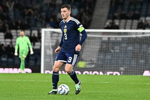 Scotland v Slovenia UEFA Nations League Andrew Robertson of Scotland during the UEFA Nations League match at Barclays Hampden, Glasgow 06 10 2026 UK Newspapers OUT Copyright: xJamiexJohnstonx FIL-24032-0110