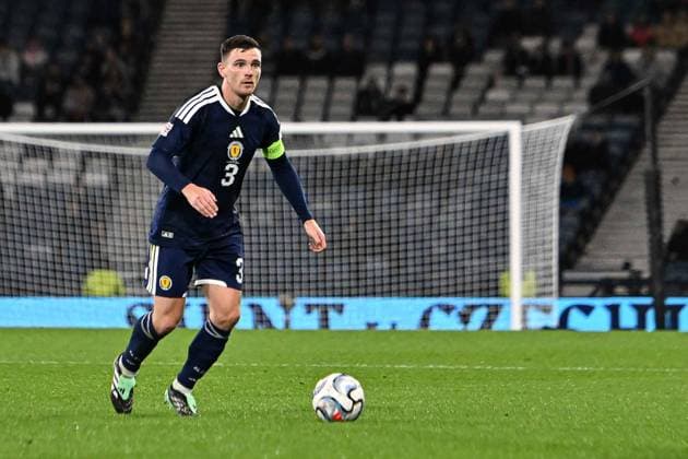 Scotland v Slovenia UEFA Nations League Andrew Robertson of Scotland on the ball during the UEFA Nations League match at Barclays Hampden, Glasgow 06 10 2026 UK Newspapers OUT Copyright: xJamiexJohnstonx FIL-24032-0129