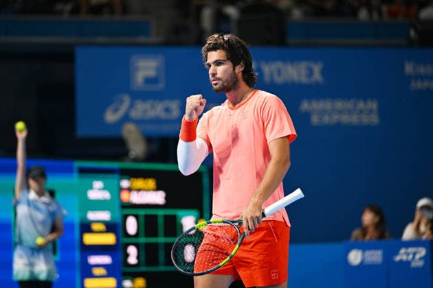 Carlos ALCARAZ (ESP), OCTOBER 6, 2026 - Tennis : Kinoshita Group Japan Open Tennis Championships 2026 Men s Singles Final at Ariake Coliseum, Tokyo, Japan. Noxthirdxpartyxsales  aflo_353764646 KenjiroxMatsuox
