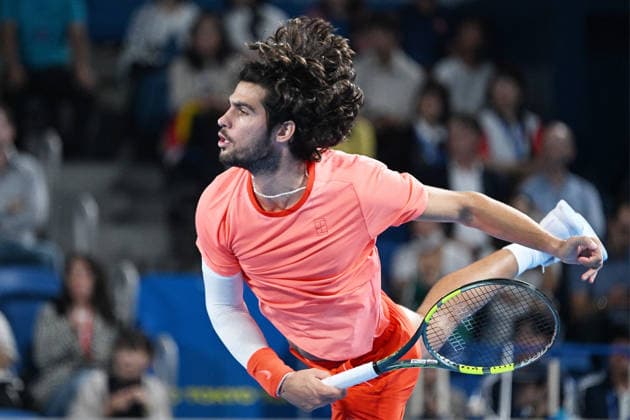 Carlos ALCARAZ (ESP) OCTOBER 6, 2026 - Tennis : Kinoshita Group Japan Open Tennis Championships 2026 Men s Singles Final at Ariake Coliseum, Tokyo, Japan. Noxthirdxpartyxsales  aflo_353766509 KenjiroxMatsuox