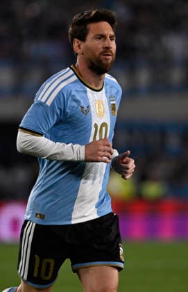 BUENOS AIRES, ARGENTINA - OCTOBER 06 : Lionel Messi of Argentina national team, Nationalteam during an International Friendly, Länderspiel, Nationalmannschaft match against Benin at Estadio Monumental on October 06, 2026 in Buenos Aires, Argentina. This historic match marks the final international appearance for Leo who wore a commemorative special-edition kit replacing the traditional manufacturer branding with his personal signature logo. Photo by SFSI Argentina National team v Benin Copyright: xSFSIx