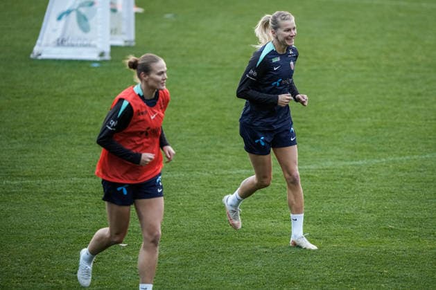 The women s national soccer team is preparing for the World Cup qualifiers Oslo, October 7, 2026 Ada Hegerberg during a training session at Ullevaal Stadium, for the World Cup qualifier against Romania. The matches will be played on October 9 at Arcul de Triumf Stadium in Bucharest and on October 13 at Ullevaal Stadium in Oslo. Photo: Beate Oma Dahle, NTB, Oslo, Norway. EDITORIAL USE ONLY. RESTRICTED USE FOR BETTING COMPANIES.  Copyright: xBeatexOmaxDahlex xNTBx