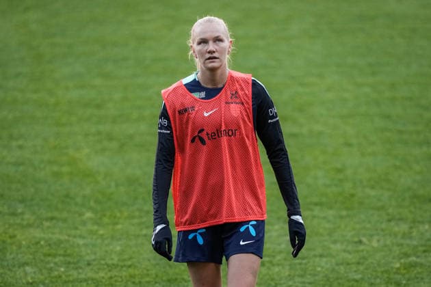The women s national soccer team is preparing for the World Cup qualifiers Oslo, October 7, 2026: Frida Maanum during a training session at Ullevaal Stadium, for the World Cup qualifier against Romania. The matches will be played on October 9 at Arcul de Triumf Stadium in Bucharest and on October 13 at Ullevaal Stadium in Oslo. Photo: Beate Oma Dahle, NTB, Oslo, Norway. EDITORIAL USE ONLY. RESTRICTED USE FOR BETTING COMPANIES.  Copyright: xBeatexOmaxDahlex xNTBx