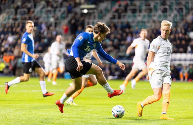 06.10.2026, Tallinn. Football Nations League. Estonia VS Iceland 0:0. Photo Tairo Lutter, Postimees Tallinn Harjumaa Estonia 1TL06OCT26A21  Copyright: xTairoxLutterx 14 Patrik Kristal, 23 Hördur Magnusson