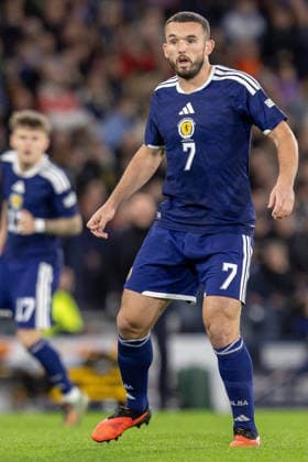 Scotland v Slovenia, UEFA Nations League John McGinn of Scotland national team, Nationalteam during the UEFA Nations League League B Group B1 between Scotland and Slovenia. Barclays Hampden, Hampden Park, Glasgow, Scotland. 6 October 2026. Hampden Park Barclays Hampden Glasgow Scotland Editorial use only , Copyright: xColinxPoultneyx PSI-24964-0065