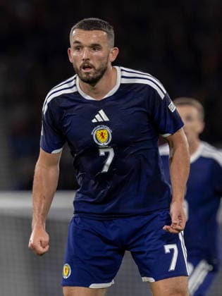 Scotland v Slovenia, UEFA Nations League John McGinn of Scotland national team, Nationalteam during the UEFA Nations League League B Group B1 between Scotland and Slovenia. Barclays Hampden, Hampden Park, Glasgow, Scotland. 6 October 2026. Hampden Park Barclays Hampden Glasgow Scotland Editorial use only , Copyright: xColinxPoultneyx PSI-24964-0086