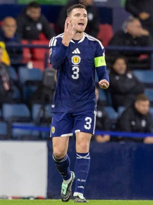 Scotland v Slovenia, UEFA Nations League Andy Robertson of Scotland national team, Nationalteam during the UEFA Nations League League B Group B1 between Scotland and Slovenia. Barclays Hampden, Hampden Park, Glasgow, Scotland. 6 October 2026. Hampden Park Barclays Hampden Glasgow Scotland Editorial use only , Copyright: xColinxPoultneyx PSI-24964-0100