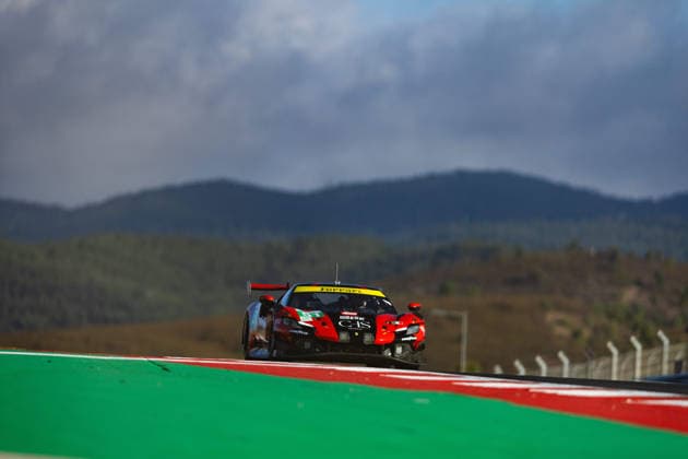 AUTO - ELMS - 4 HOURS OF PORTIMAO 2026 51 SAMANI Charles-Henri (fra), LAURSEN Conrad (den), RIGON Davide (ita), AF Corse, Ferrari 296 LMGT3 Evo, LMGT3, action during the 4 Hours of Portimao 2026, 6th round of the 2026 European Le Mans Series on the Autodromo Internacional do Algarve from October 8 to 10, 2026 in Portimao, Portugal -  Copyright: xJoaoxFilipex