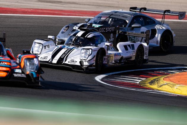 AUTO - ELMS - 4 HOURS OF PORTIMAO 2026 18 CHADWICK Jamie (gbr), RINICELLA Valerio (ita), HORR Laurents (ger), IDEC Oreca 07 - Gibson, LMP2, action during the 4 Hours of Portimao 2026, 6th round of the 2026 European Le Mans Series on the Autodromo Internacional do Algarve from October 8 to 10, 2026 in Portimao, Portugal -  Copyright: xJoaoxFilipex