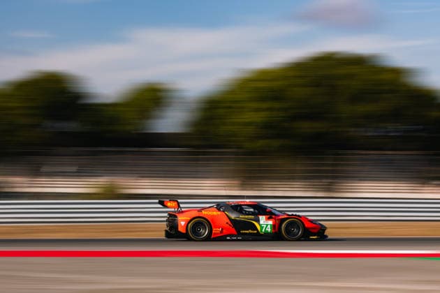 AUTO - ELMS - 4 HOURS OF PORTIMAO 2026 74 GILBERT Andrew (uae), RUEDA Fran (esp), LEROUX Romain (fra), Kessel Racing, Ferrari 296 LMGT3 Evo, LMGT3, action during the 4 Hours of Portimao 2026, 6th round of the 2026 European Le Mans Series on the Autodromo Internacional do Algarve from October 8 to 10, 2026 in Portimao, Portugal -  Copyright: xJoaoxFilipex