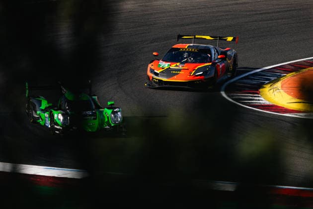 AUTO - ELMS - 4 HOURS OF PORTIMAO 2026 74 GILBERT Andrew (uae), RUEDA Fran (esp), LEROUX Romain (fra), Kessel Racing, Ferrari 296 LMGT3 Evo, LMGT3, action during the 4 Hours of Portimao 2026, 6th round of the 2026 European Le Mans Series on the Autodromo Internacional do Algarve from October 8 to 10, 2026 in Portimao, Portugal -  Copyright: xJoaoxFilipex