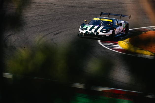 AUTO - ELMS - 4 HOURS OF PORTIMAO 2026 55 CAMERON Duncan (gbr), PEREL David (rsa), GRIFFIN Matthew (irl), Spirit of Race, Ferrari 296 LMGT3 Evo, LMGT3, action during the 4 Hours of Portimao 2026, 6th round of the 2026 European Le Mans Series on the Autodromo Internacional do Algarve from October 8 to 10, 2026 in Portimao, Portugal -  Copyright: xJoaoxFilipex