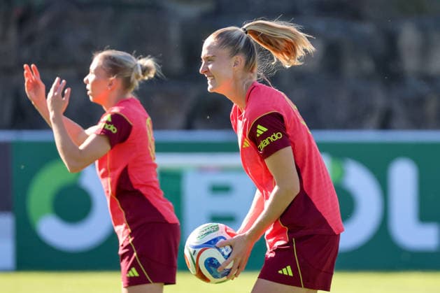 Eppelheim, Deutschland: 07.10.2026 - Deutsche Fußballnationalmannschaft der Frauen - Training - Testspiel Deutschland vs. Australien Im Bild: Janina Minge (Deutschland) Copyright: HMBxMedia MadeleinexFantini